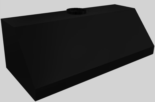 Vent-A-Hood® 54" Black Wall Mounted Range Hood-3