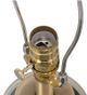 A & B Home Gold/White Table Lamp Cylinder Table Lamp with Drum Shade-5