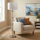 Northfield Living Nimbus Brushed Nickel/Clear Floor Lamp-1