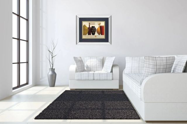 Classy Art Jeweled Vessels by J. Wiens Mirror Framed Wall Art-2