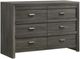 Crown Mark Valor Gray Dresser-0