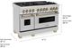 ZLINE Autograph Edition 48" Stainless Steel Pro Style Dual Fuel Range-3