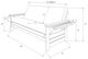 Kodiak Furniture Phoenix Suede Peat/Espresso Full Futon with Mattress-1
