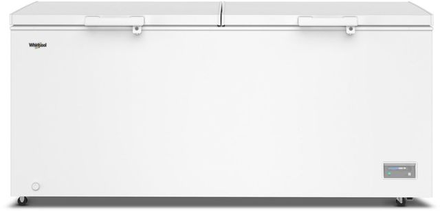 Whirlpool® 75" 22 Cu. Ft. White Chest Freezer with 4 Storage Baskets-0