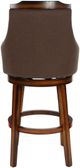 Mazin Furniture Bayshore Chocolate Swivel Bar Chair-3