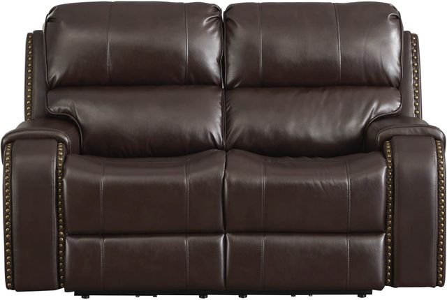 Signature Design by Ashley® Latimer Brown Power Reclining Loveseat-1