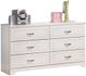 Signature Design by Ashley® Lulu 2-Piece White Full Panel Bed Set-2