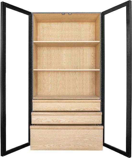 Moe's Home Collection Charlotte Black Tall Cabinet-3