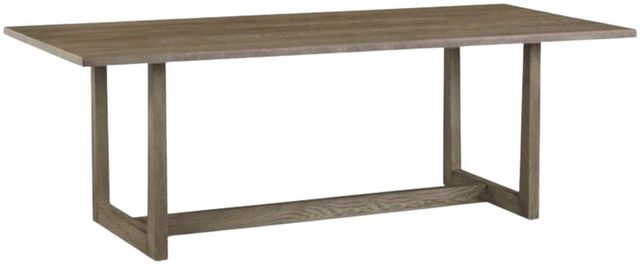 Bassett® Furniture Customizable BenchMade Liam 96" Oak Rectangle Dining Table-0