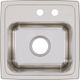 Elkay Lustertone® Lustrous Satin MR2-Hole Single Bowl Drop-in Bar Sink-1