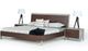 VIG Furniture Nova Domus Dark Walnut Concrete Nightstand-2