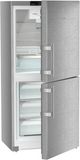 Liebherr 30" 12.8 Cu. Ft. SmartSteel Stainless Steel Counter Depth Bottom Freezer Refrigerator-4