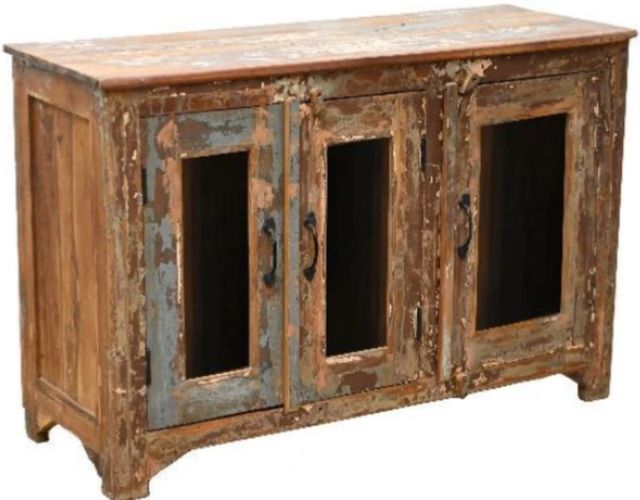Jaipur Furniture Wdn Brown Royal Trophy Cabinet-0
