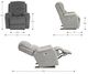 La-Z-Boy® Dorian Bisque Power Rocking Recliner with Headrest and Lumbar-2