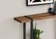 Monarch Specialties Inc. 48"L Brown Top Accent Table with Black Frame-1