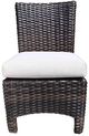 CabanaCoast® Customizable Louvre Wicker Outdoor Accent Chair-1