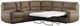Emerald Home Aurora 3-Piece Brown Full Sleeper and Power Sectional-3