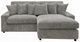 ACME Furniture Tavia 2-Piece Gray Reversible L-Shape Sectional Sofa-3