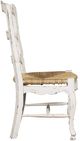 Furniture Classics French Brown/Distressed Chalk White Ladderback Dining Side Chairs-2