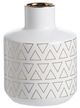 A & B Home Gold/White Vase-0