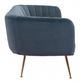 Zuo® Deco Gray & Gold Sofa -1