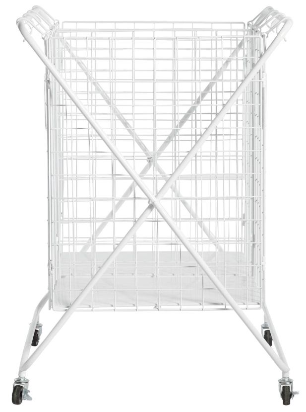 Deco Marche White Storage Basket-1