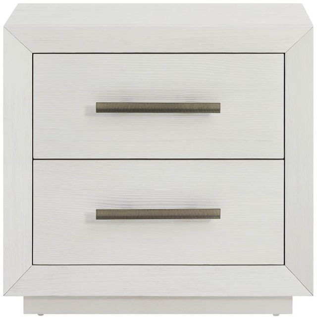 Universal Explore Home™ Oasis White Sandblasted Quartered Pine Shoreline Nightstand-2