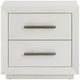 Universal Explore Home™ Oasis White Sandblasted Quartered Pine Shoreline Nightstand-2