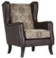 Coaster® Elmbrook Brown Upholstered Wingback Accent Club Chair -0