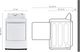 LG 7.3 Cu. Ft. White Front Load Gas Dryer with Sensor Dry Technology-3