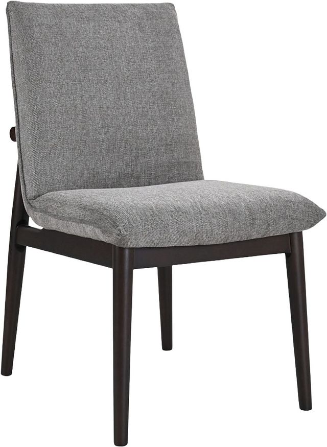 Moe's Home Collection Charlie 2-Piece Dark Grey Dining Side Side Chair Set-0