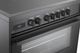 Verona® Ultima Midnight 36" Matte Black Pro Style Induction Range-4
