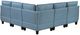 Homelegance® Garren 5-Piece Blue Modular Sectional with Storage-3