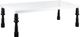 TOV Furniture Spindle White and Black Dining Table-0