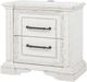 Coaster®  McKinney Vintage White Nighstand with Dual USB-2