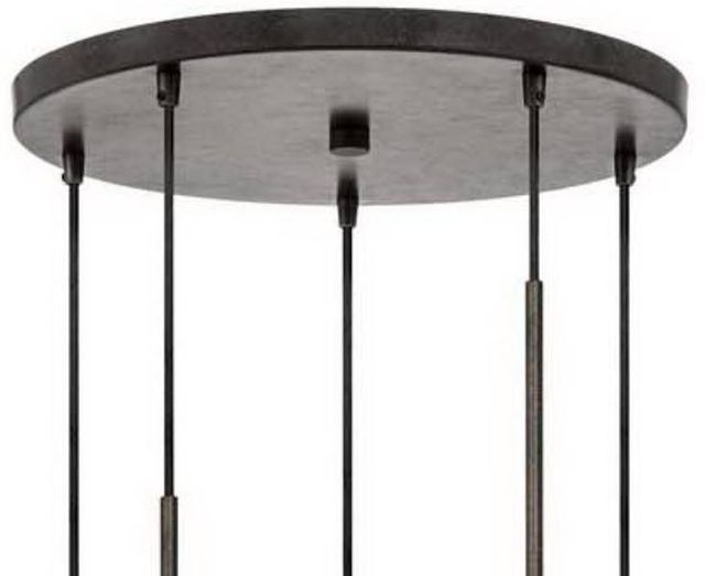 Cal® Lighting & Accessories Almeria 5-Light Iron/Pine Pendant-1
