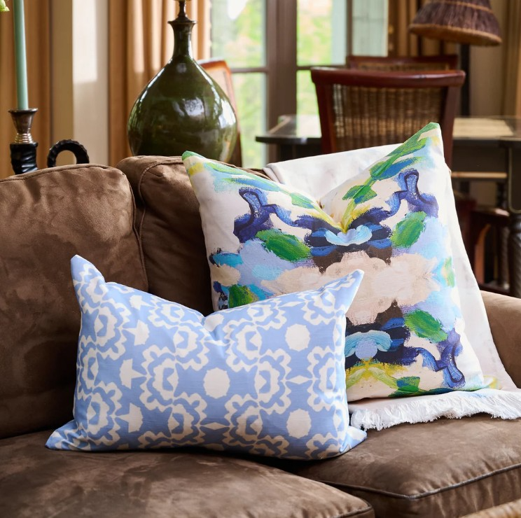 Laura Park Designs Snow Garden Pillow - Thumbnail 2