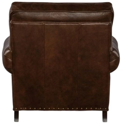 Bradington-Young Carrado Cognac 8-Way Tie Stationary Chair-3