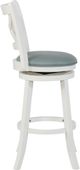 Powell® Mandell Cream/Light Blue Bar Stool-4