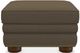 La-Z-Boy® Pembroke Mocha Ottoman with Brass Nailhead Trim-0