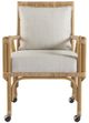 Universal Explore Home™ Escape-Coastal Living Home Newport Brown/Dover Natural Dining Game Chair-1