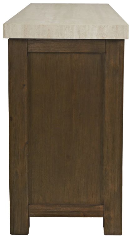 Jofran Inc. Sierrafina Cortado 63" Media Console with Fireplace -3