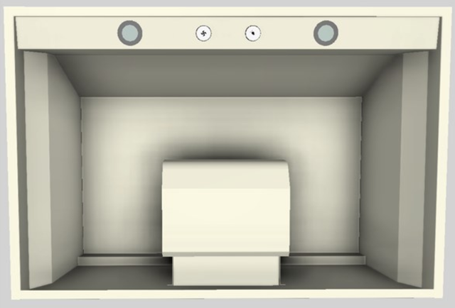 Vent-A-Hood® Designer Series 36" Biscuit Wall Mounted Range Hood-2