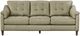 Leather Italia™ Georgetowne Ellis Green Pea Sofa-0