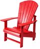 C.R. Plastic Generation Line Red Upright Adirondack-1