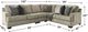 Signature Design by Ashley® Bovarian 3-Piece Stone Sectional Sofa-1
