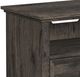 Elements International Park Ridge Charcoal 82'' TV Console without Fireplace Insert-4
