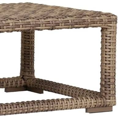 Sunset West Havana Weathered Tobacco Leaf Resin Natural Materials/ResinOutdoor Coffee Table-1
