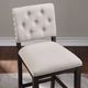 American Woodcrafters Evelyn Walnut/White 30" Barstool-3