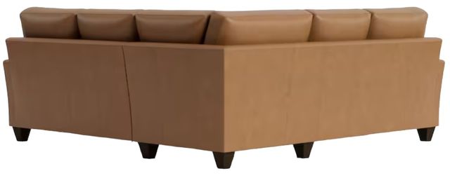 Bassett® Furniture Customizable Benchmade Premier 2-Piece Leather Large Track Arm L-Shaped Sectional -2